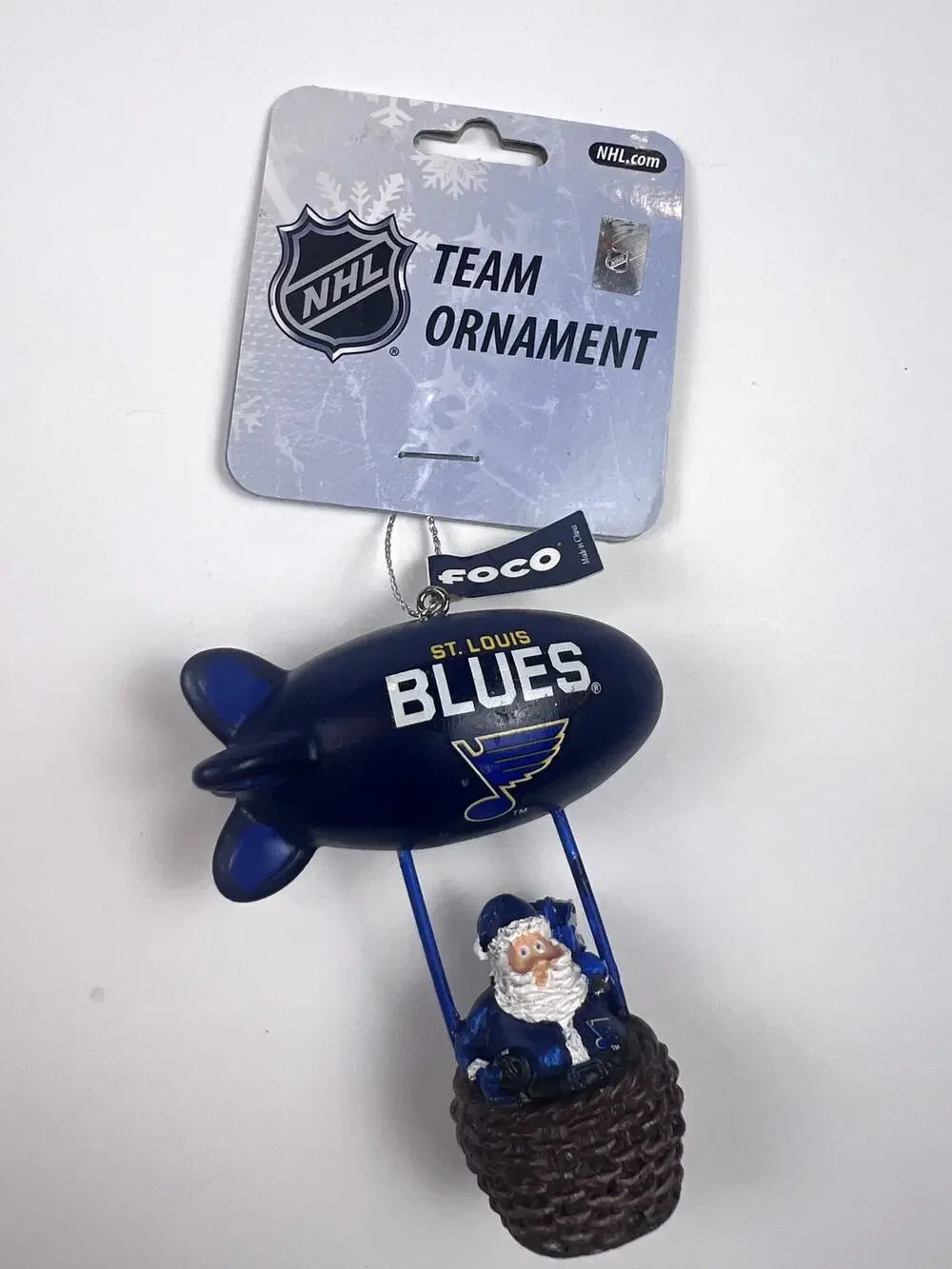St. Louis Blues Hockey Blimp Santa